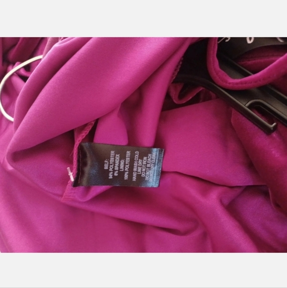 Lulu's Final Song Women's  Magenta VELVET Spaghetti Strap Maxi Dress - Picture 9 of 11